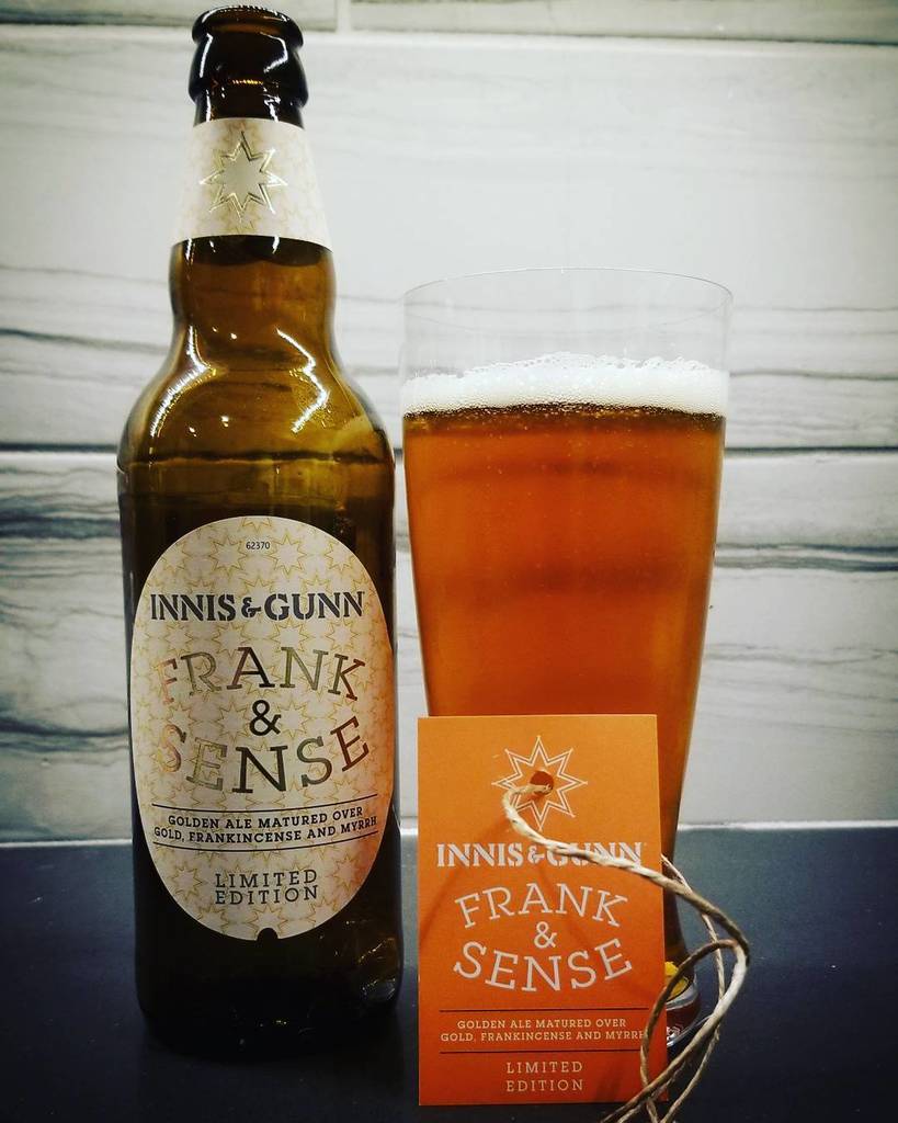 SnoutToStout's tweet photo. Aged on gold, myrrh &amp; frankincense, yeah really, A limited edition brew from Innis &amp; Gunn - #snouttosnout #christmas #bethlehem #xmas #beer #beernerd #craftbeer #craftbeernerd #beerporn #pics #pic #picoftheday #friday #weekend #brew #foodporn #innisandgun #gold https://t.co/Ram9mtjhTd