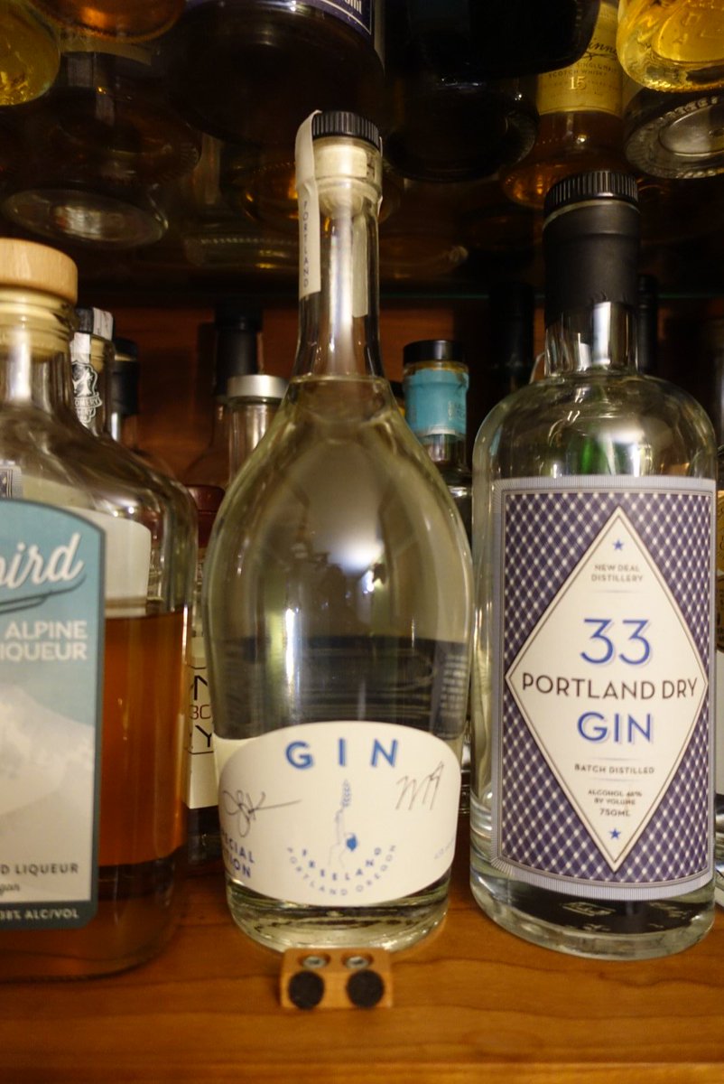 Just brought home my first bottle of <a href="/freelandspirits/">Freeland Spirits</a> gin from the Portland Night Market!