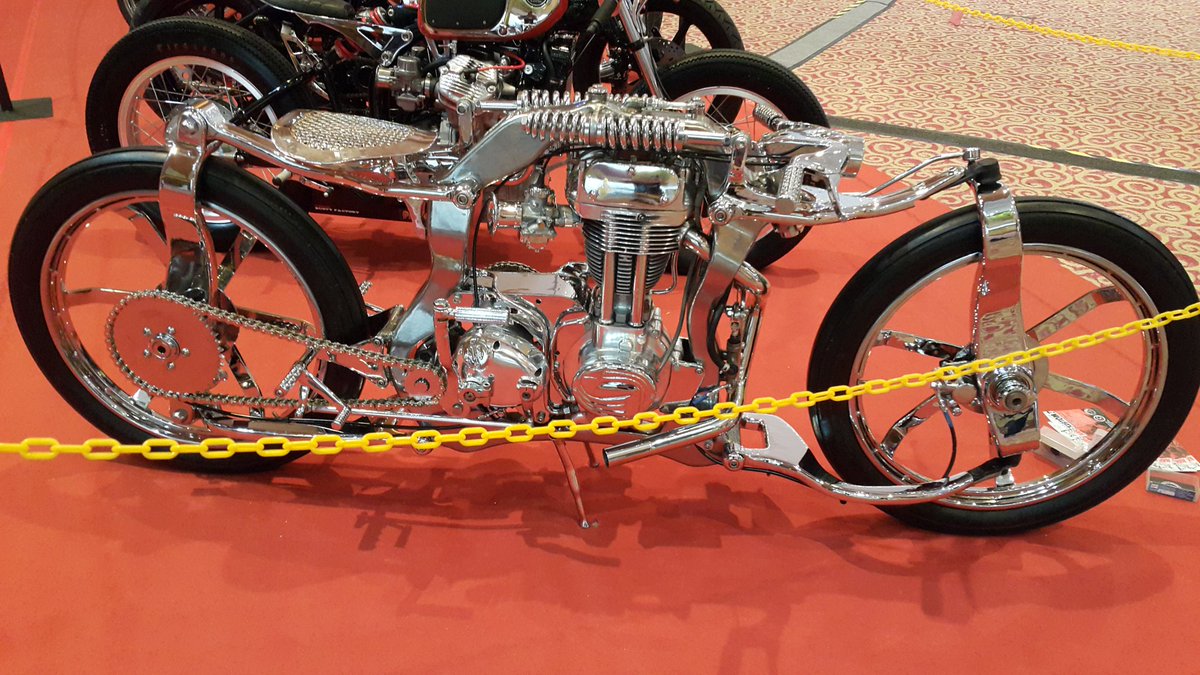 Showmaster_Neil's tweet image. Motonation 2017, entry from Eastern Custom Cycles