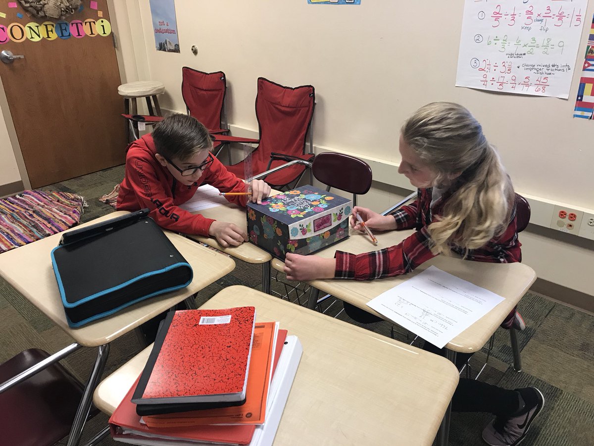 sbkjhowell's tweet photo. Geometry in our class this week too—finding volume. @CaseyMattingly #alexedchat #disruptionEdu https://t.co/eIldLzLAx4