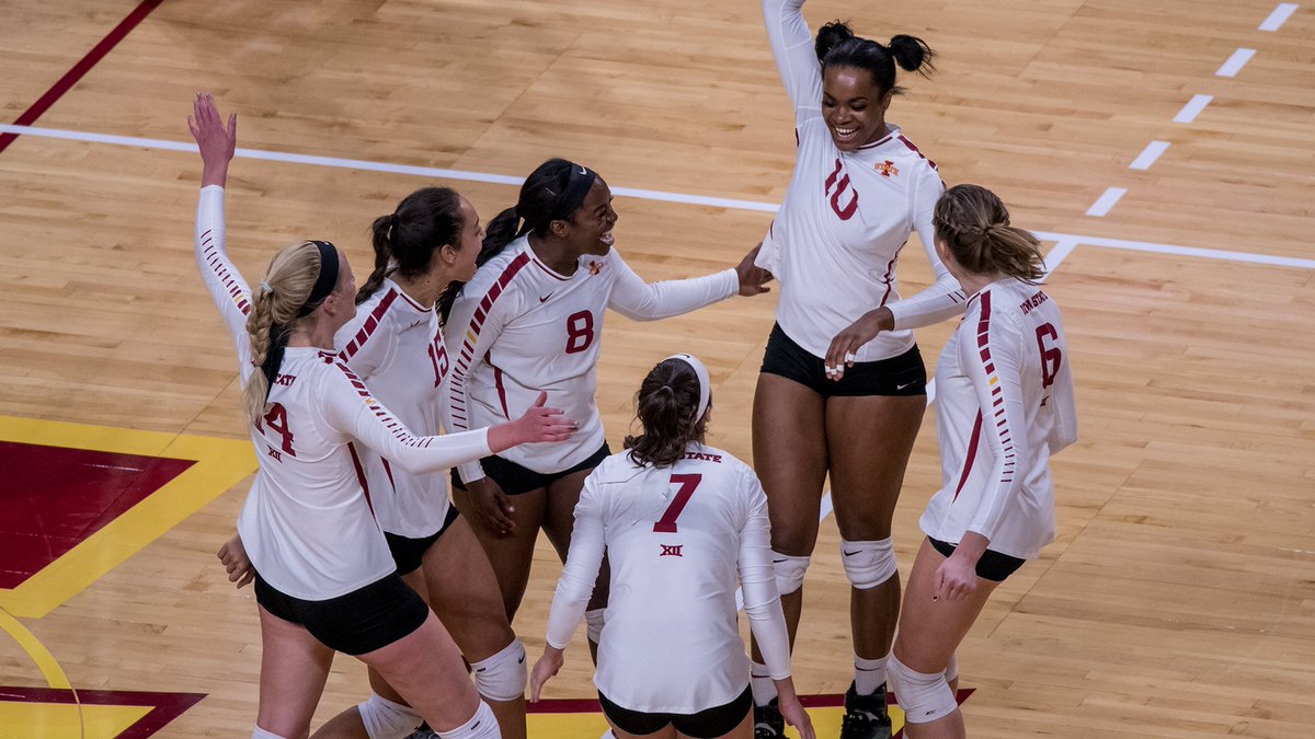 CycloneVB's tweet photo. RECAP | Iowa State Advances to #NCAAVB Second Round With Sweep of Princeton - https://t.co/6u1NxYqai5 #cyclONEnation #DefendHiltonTogether https://t.co/Sqp51Ned9l