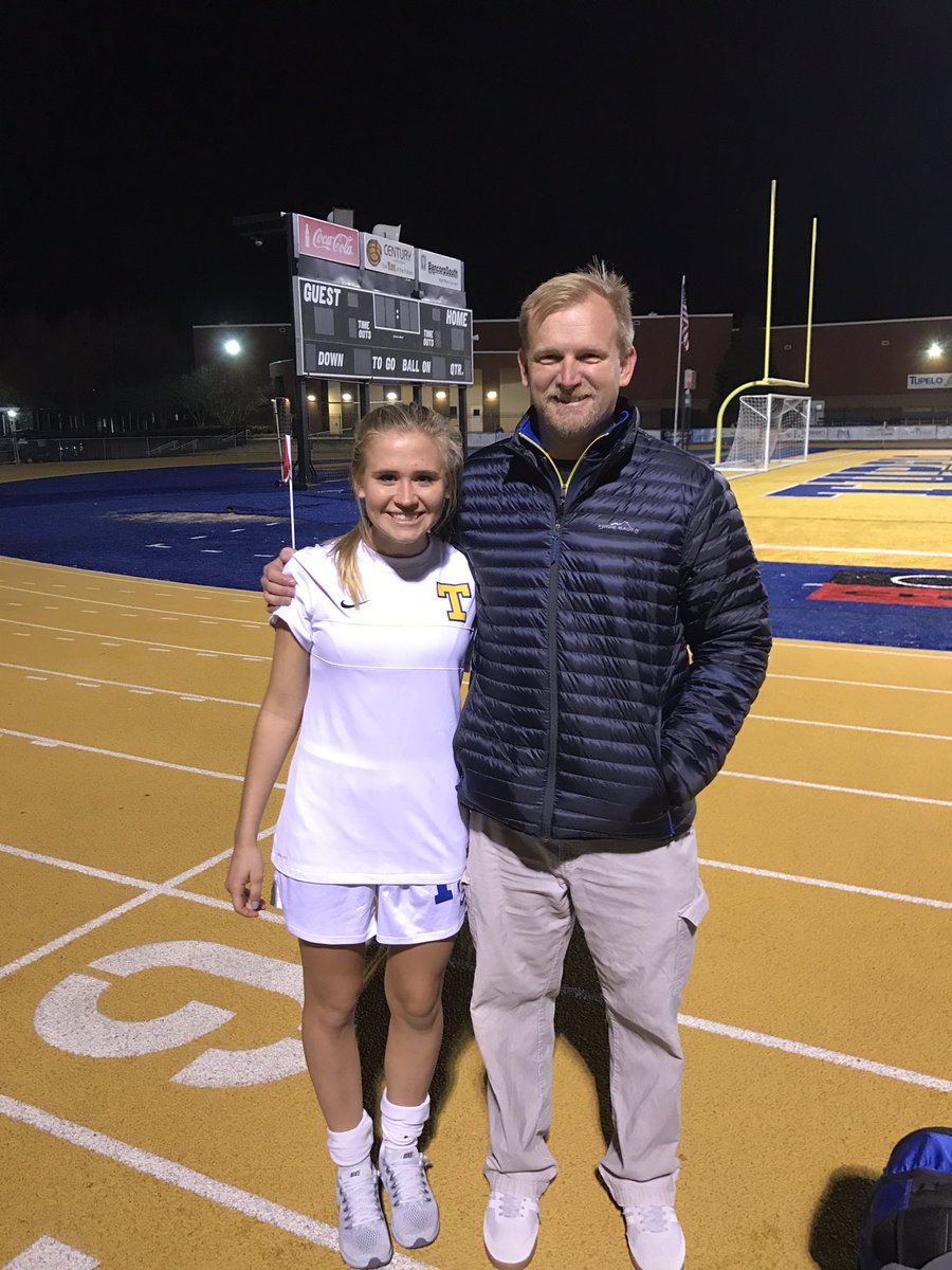 Congratulations to Lauren Taylor for winning North Mississippi Sports Medicine &amp; Orthopedic Clinic PLAYER OF THE GAME! @1nmsportsmed 

Lauren had two goals and multiple assists in an 11-0 victory. 

#ThemBlankets