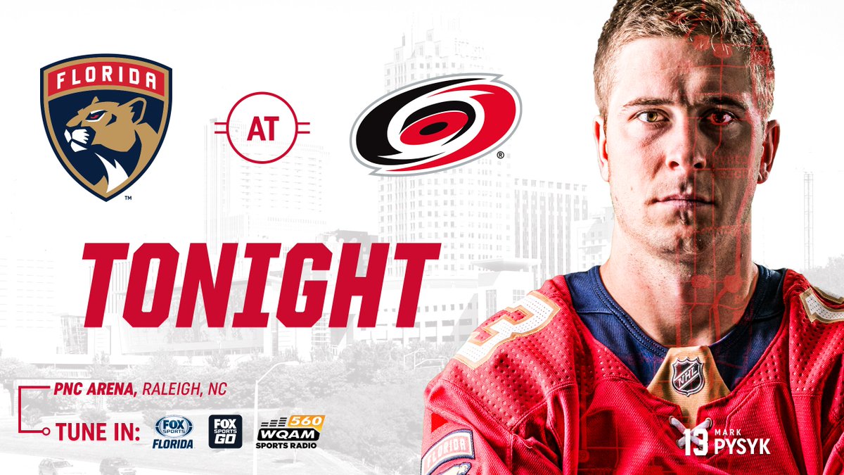 It's another #Caturday Game Day!  📍: PNC Arena ⏰: 7:00 📺: @FOXPanthers 🎙: @560WQAM 🐣: #FLAvsCAR https://t.co/wyE8o32c6I