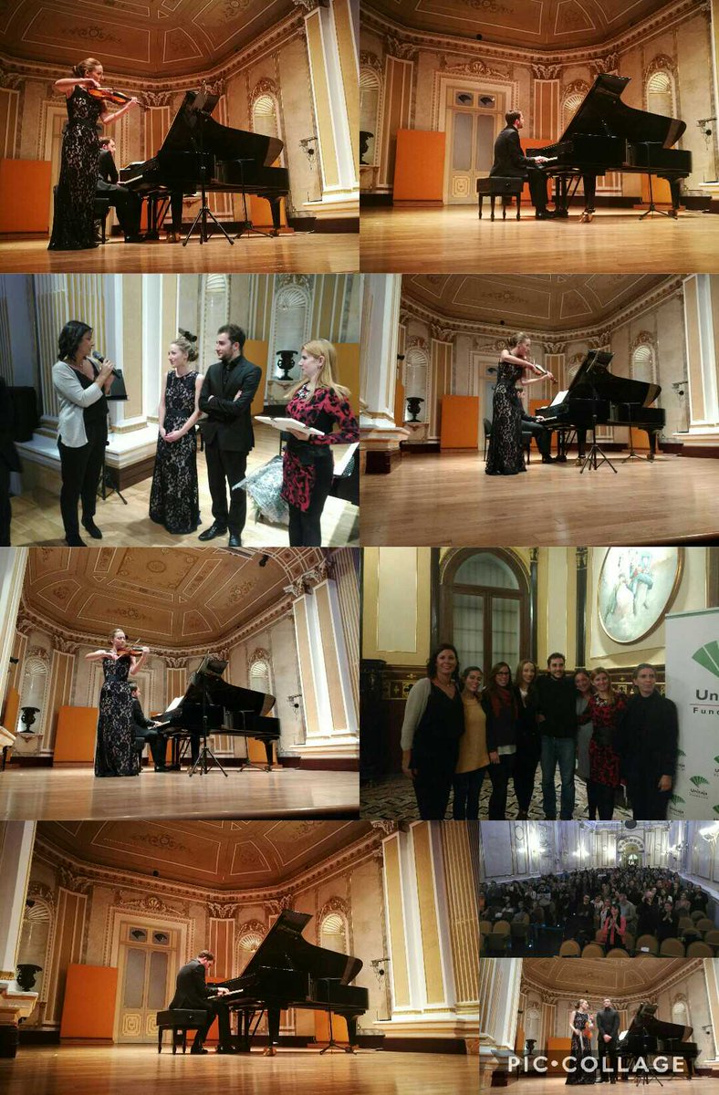 altamareducacio's tweet photo. Ayer lasala Unicaja d conciertos M. Cristina #Málaga albergó un concierto maravilloso d Piano y violín. Alvaro Baltanas y @eefanivreen hicieron magia con sus manos y en cada nota musical. Grandes musicos y grandes personas. Gracias d ❤ a todos y @FundUnicaja x ayudarnos a ayudar https://t.co/sEDwhqqTbb