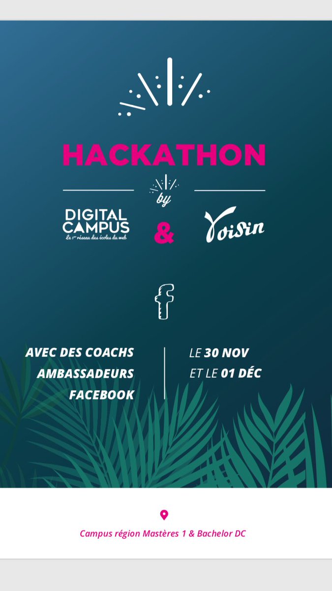 AgatheForzy's tweet photo. Jury au 🔝 pour le  #Hackathon by @DigitalCampLyon &amp; @chocolatsvoisin et coaching by #Facebook 🙏👍🔥#Dchoc https://t.co/n5QGfD6Xqt