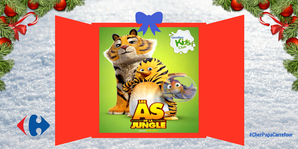 CarrefourFrance's tweet photo. Jour 2 | On continue l'ouverture du calendrier : voici 7 DVDs + 7 affiches du film "Les As de la Jungle" !!! Ça vous dit de suivre les aventures de Maurice, le pingouin-tigre ? 😂 Pour gagner 👉 RT+follow, tirage au sort demain matin ! #CherPapaCarrefour https://t.co/1PYLwgdj9f