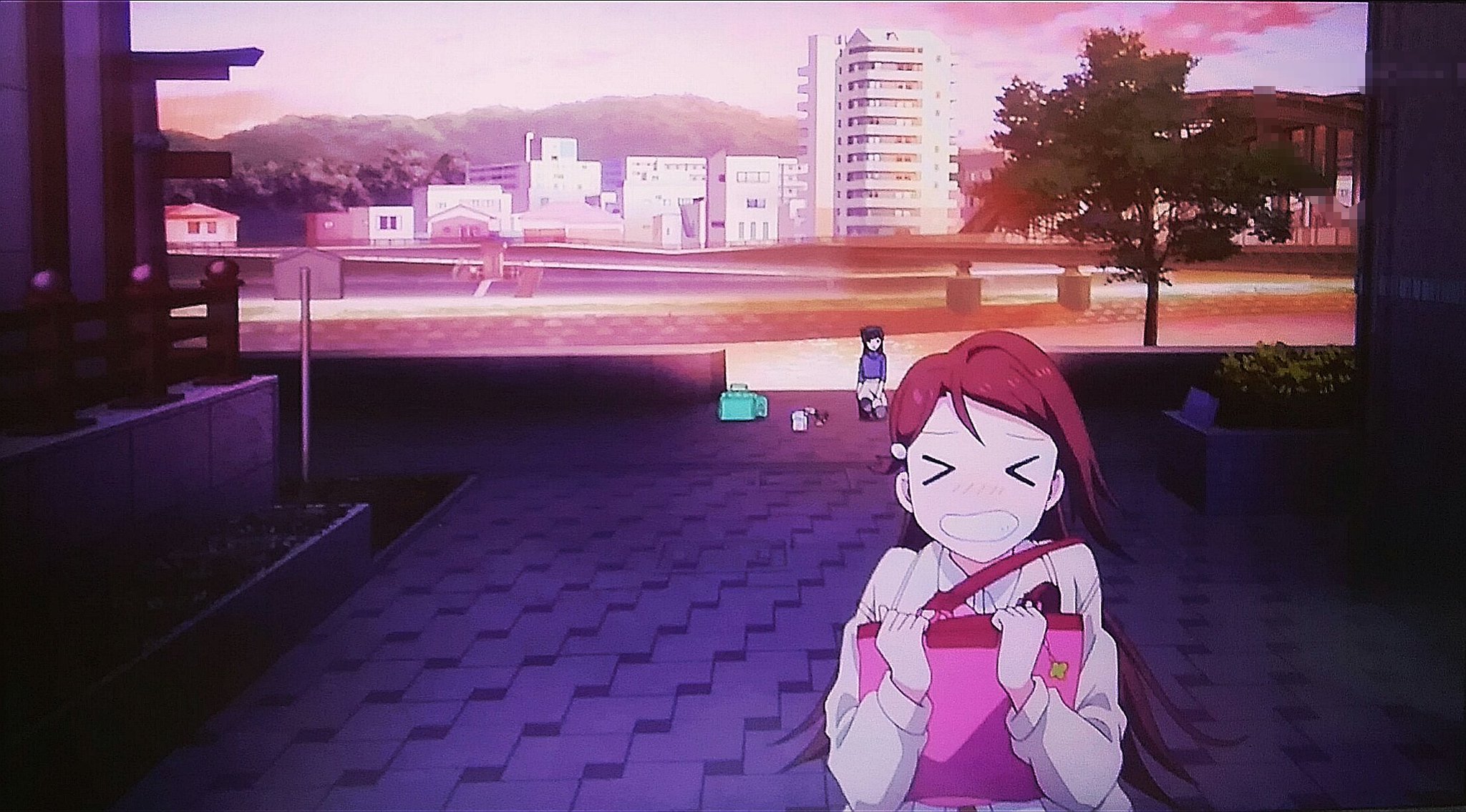 ヒロシマー2 A Twitter ラブライブ サンシャイン 第2期第5話のシーン その2 聖地巡礼 ラブライブサンシャイン2期 桜内梨子 津島善子 上土朝日稲荷神社