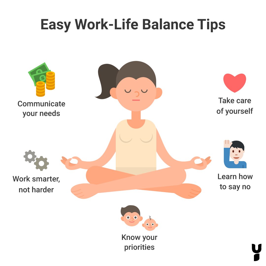 yuvagiindia's tweet image. The compounding stress from the never-ending workday is damaging. It can hurt relationships, health &amp;amp; overall happiness. So here are some easy tips to help you maintain the right balance.
#WorkLifeBalance #CorporateLife #WorkLifeTips #WorkLifeBalanceTips #YuvagiIndia