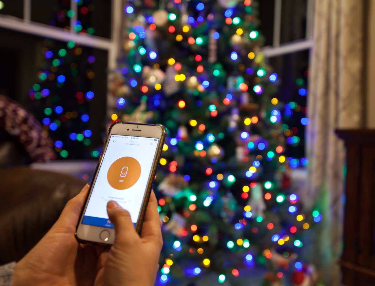I love being able to control our Christmas lights from anywhere inside or outside of our home with our <a href="/hive_us/">Hive US</a> system! tap.fit/HJcqavyWM #LetsGetLiving #ad