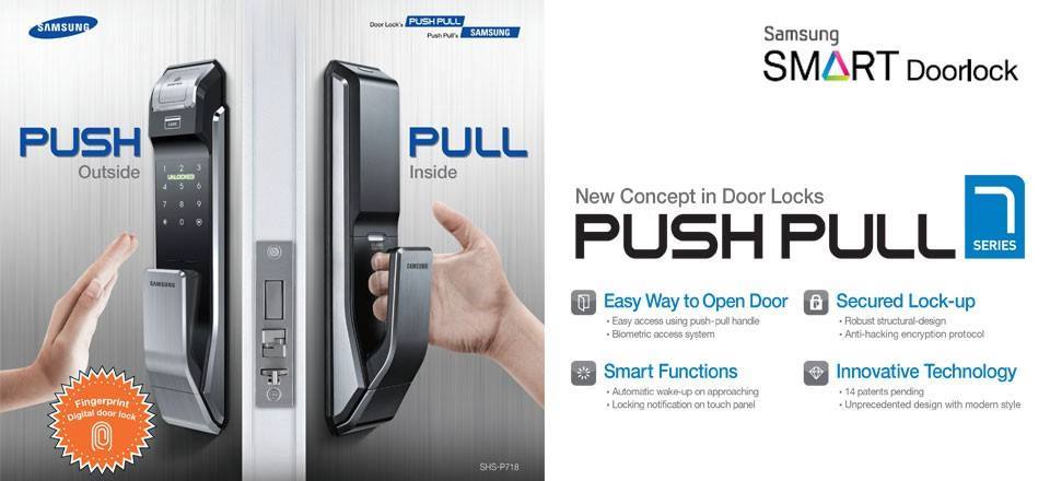 MagnumTele's tweet photo. Waiting for #Intruder to Breach the #Security of your #Home??
If Not, Then Switch to More Secured #Samsung Digital #DoorLock SHS-P718 Now!!
Get to Know More about SHS-P718 #Digital Door Lock at: https://t.co/4BzuxswU3y
#MagnumTelesystem #DigitalDoorLocks https://t.co/9gtnTizygI
