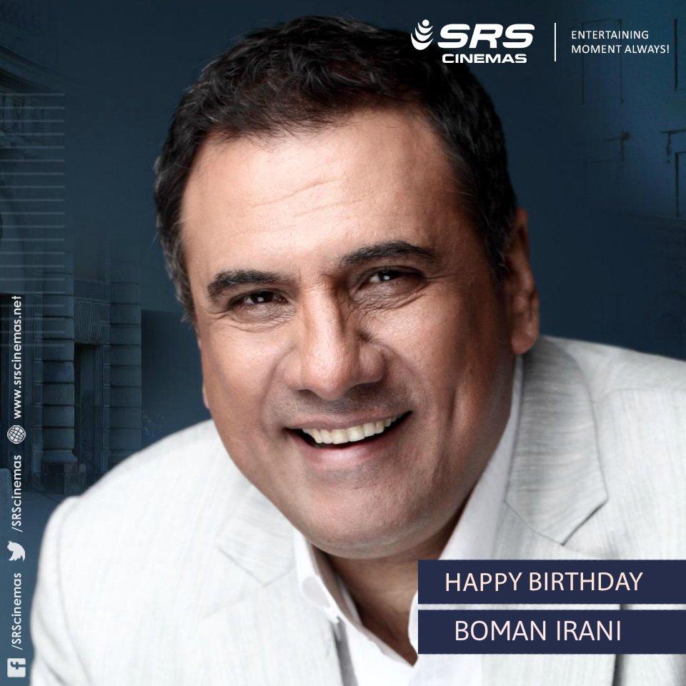 Wishing one of the finest comedic actors, Boman Irani, a very happy birthday! 