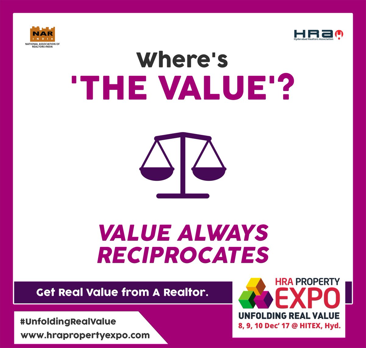 hraindiaorg's tweet photo. HRA Property Expo Hyd, 2017!
#UnfoldingRealValue
Visit us from 8th to 10th at Hitex Exhibition CentreHyderabad.
Visit https://t.co/yODNLKk1pw for more details. https://t.co/ZksJVJSN9U