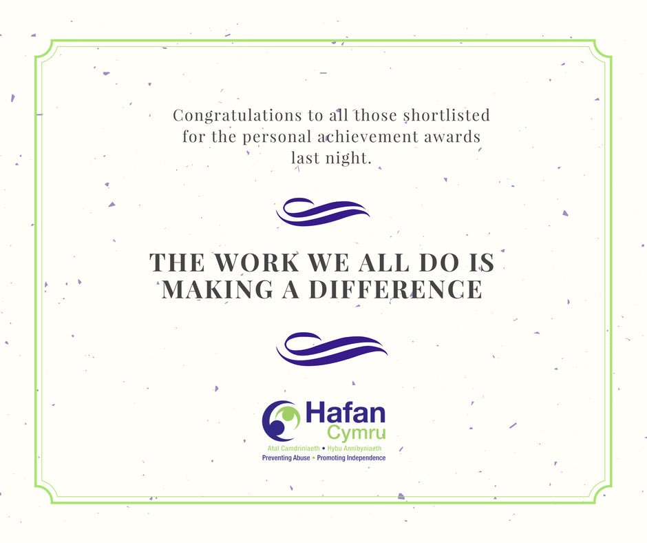 StoriNewChapter's tweet photo. A massive well done to all VAWG specialist services in Wales, @Threshold_Das @CyfannolWAid @LlamauUK @womensaidrct and all others shortlisted for βpromoting independenceβ awards. The services we all provide change peoples lives ππ½ππ»ππΏ#PromotingIndependence #PIA17 https://t.co/32Ht3zNKIN
