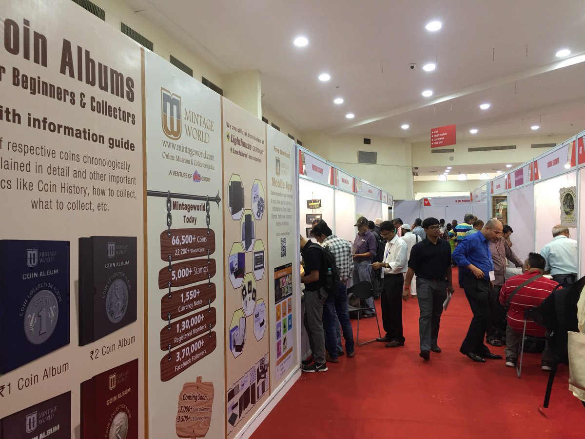 MintageWorld's tweet photo. Day 3 has began at the #INPEX2017 National Philatelic Exhibition, Mumbai.

Join us at Stall No - 26, 27, 40 &amp; 41 and get amazed by our freebies.. https://t.co/Oa6VLalY1K