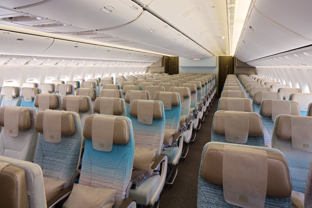 Our new <a href="/BoeingAirplanes/">Boeing Airplanes</a> 777-300ER with new fully enclosed First Class private suites and refreshed Business and Economy Class cabins has now entered service. #GameChanger prez.ly/an9