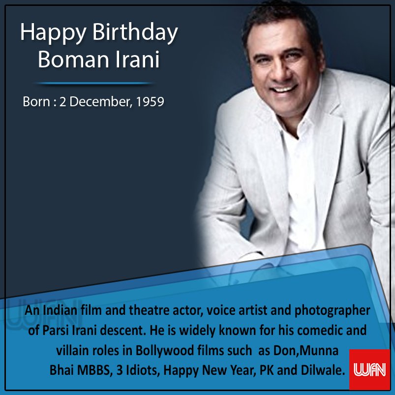 Wish you a very happy birthday Boman Irani  