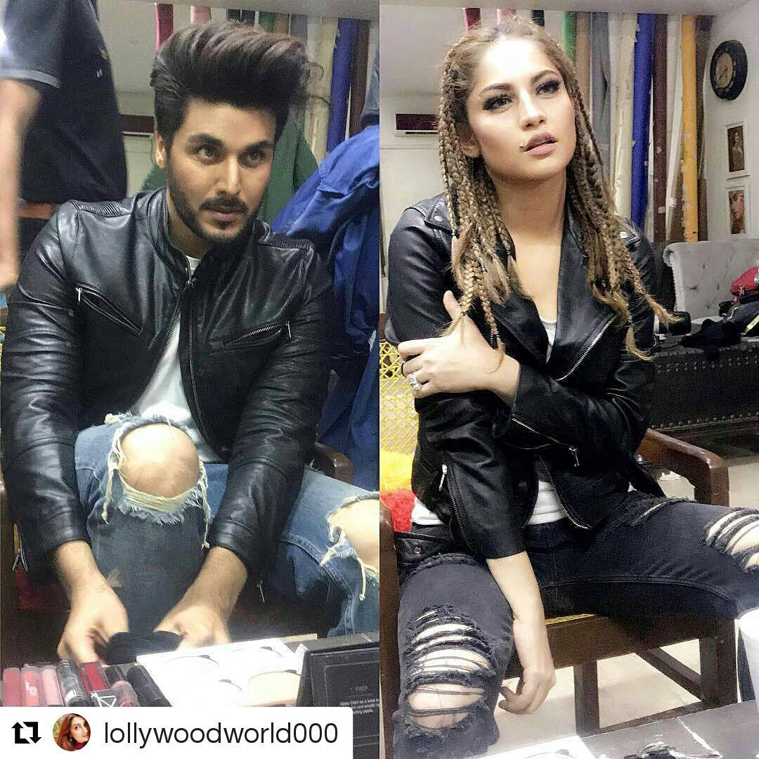 jystylestudio's tweet photo. Look for today !! @khanahsanofficial & @neelammuneerkhan shooting for film @chupanChupaithefilm promotions, Hair n makeup by Eric Sen at #JYTheStyleStudio styled by Rraannaayy #HUMfilms https://t.co/uce5p7nsYf