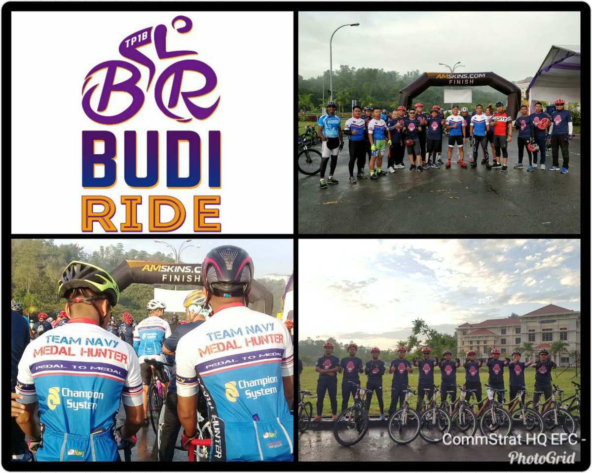 MPA_Timur's tweet photo. #NavyPeople of RMN Eastern Fleet supporting the @budiride10 organized by #TP1B supported by @AlumniMalaysia and #UiTM as venue partner.
@mykamarul @syedzahirputra @MasidiM @kiatbin_ow @sanirmn @RMN_Subs 
#BudiRide #ActiveNavy https://t.co/l0OLX0fXNl