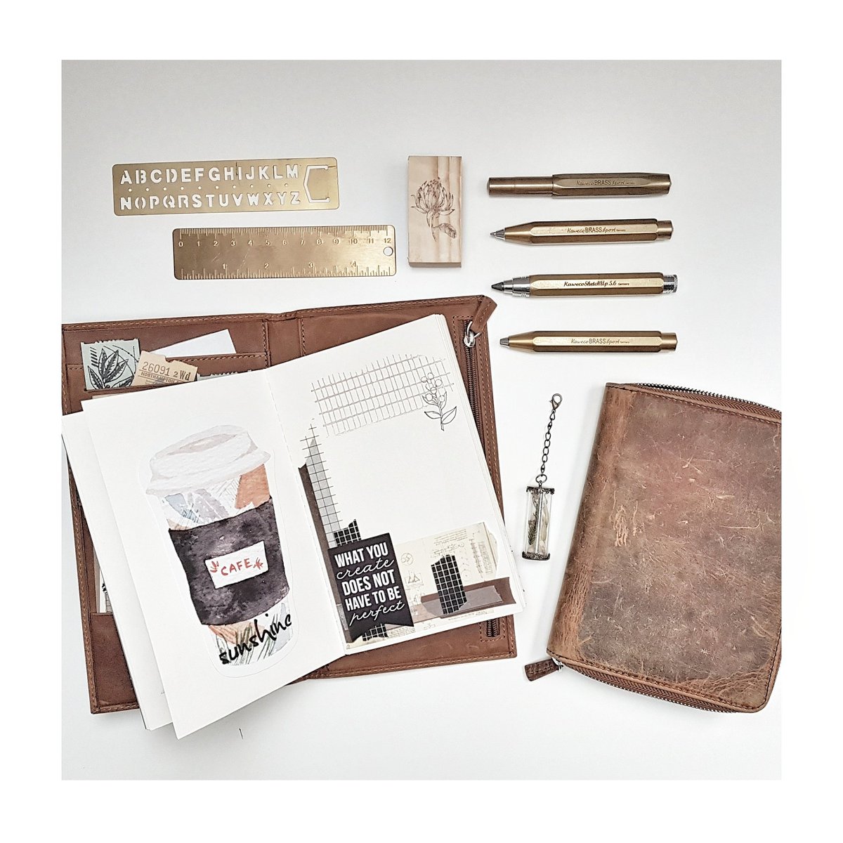 gerokreativ's tweet photo. What you create - does not have to be perfect .
.
.
.
____________________________________________________
.
#bulletjournaling #coffee #dailylayout #journalinspiration #coffeejournal #travelersnotebookinserts #travelersnotebook #leatherjournal #leathergoods #pencase #penaddict https://t.co/XKFtYHLr4A
