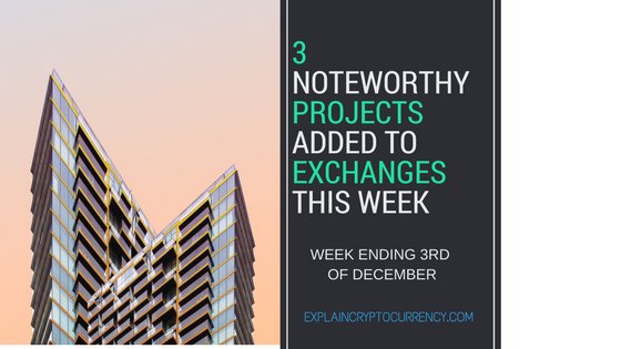Our weekly article where we cover 3 of the most interesting Crypto projects to be listed on exchanges in the past week will be released tomorrow! Follow us to keep up with all of our articles! 🙂
$BTC $ETH #crypto #cryptocurrency #bitcoin #ethereum
