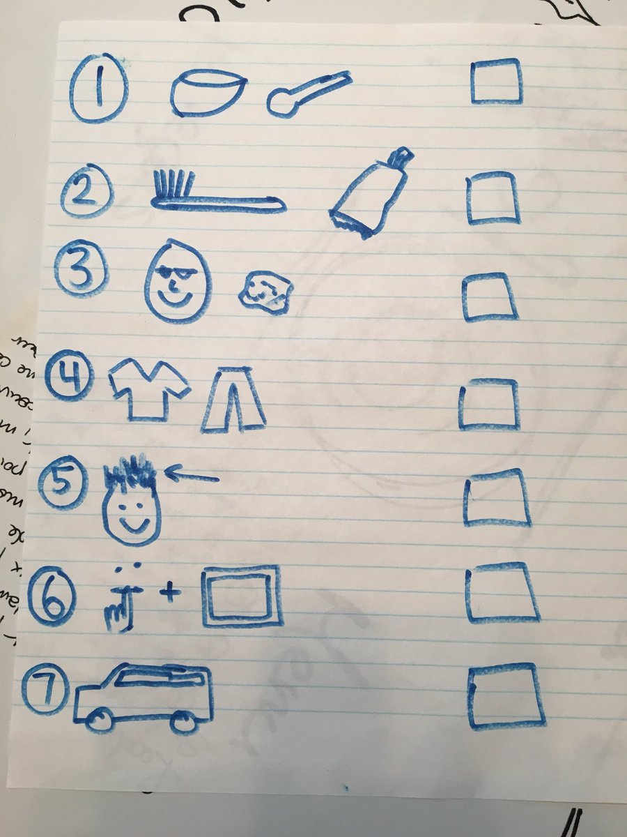 iammrworkman's tweet photo. Crazy morning with kids? Try a quick checklist to get ready. https://t.co/SStd4AzygF