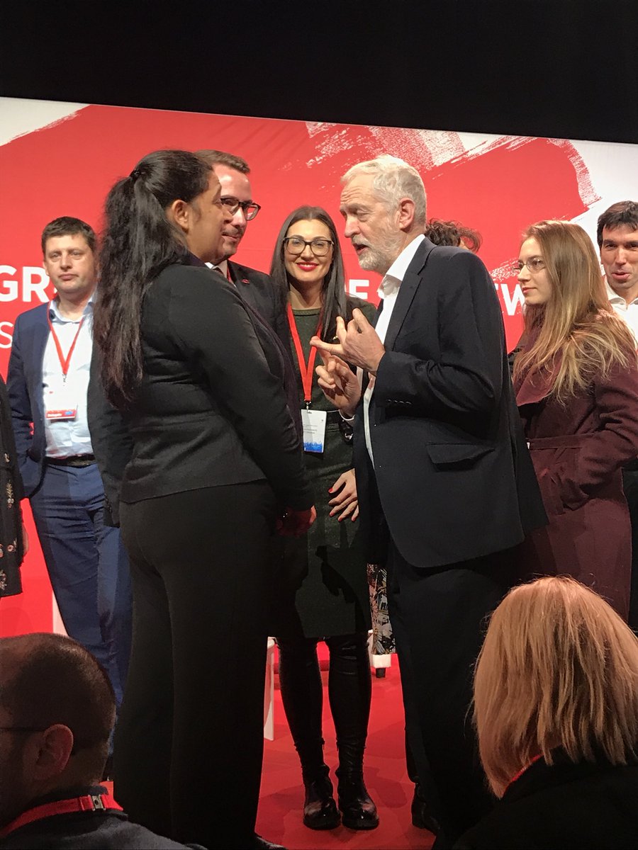 Rainbow Rose President <a href="/sedef_cakmak/">Sedef Çakmak</a> and <a href="/v_vaitiekunaite/">Vilma Vaitiekunaite</a> talking LGBTI rights with <a href="/UKLabour/">The Labour Party</a>’s <a href="/jeremycorbyn/">Jeremy Corbyn</a> #PESinLisbon