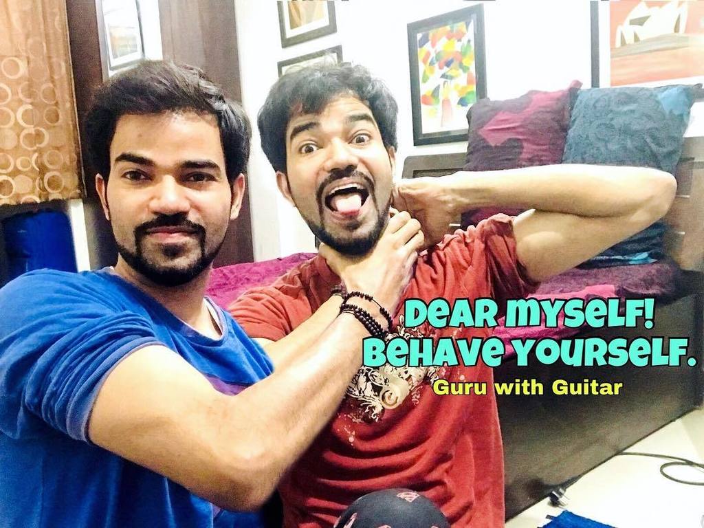 vikrmn's tweet photo. Me: If I won, I’ll kill you. Myself: If. Caption is... Dear myself! Behave yourself. #guruwithguitar I was thinking something to click something different and myself rebelled. Hence; I clicked. #vikrmn #photography #iphone7 #like4follow #filter #likeforf… https://t.co/6tgkyAshuf https://t.co/T614Kx34Hu