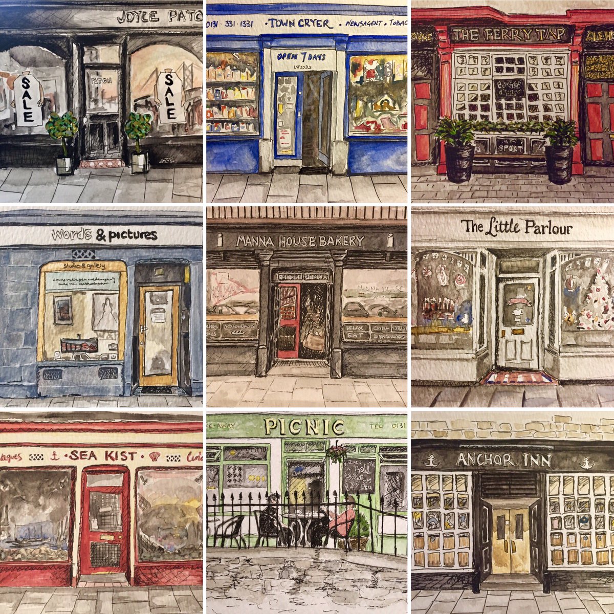 #SmallBusinessSaturday Get yourselves down to <a href="/LoveQueensferry/">South Queensferry</a> and support the likes of these gorgeous places!