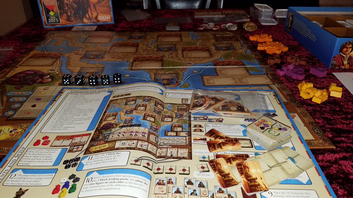 #MarcoPolo easily becoming one of our top favorite #workerplacement games!