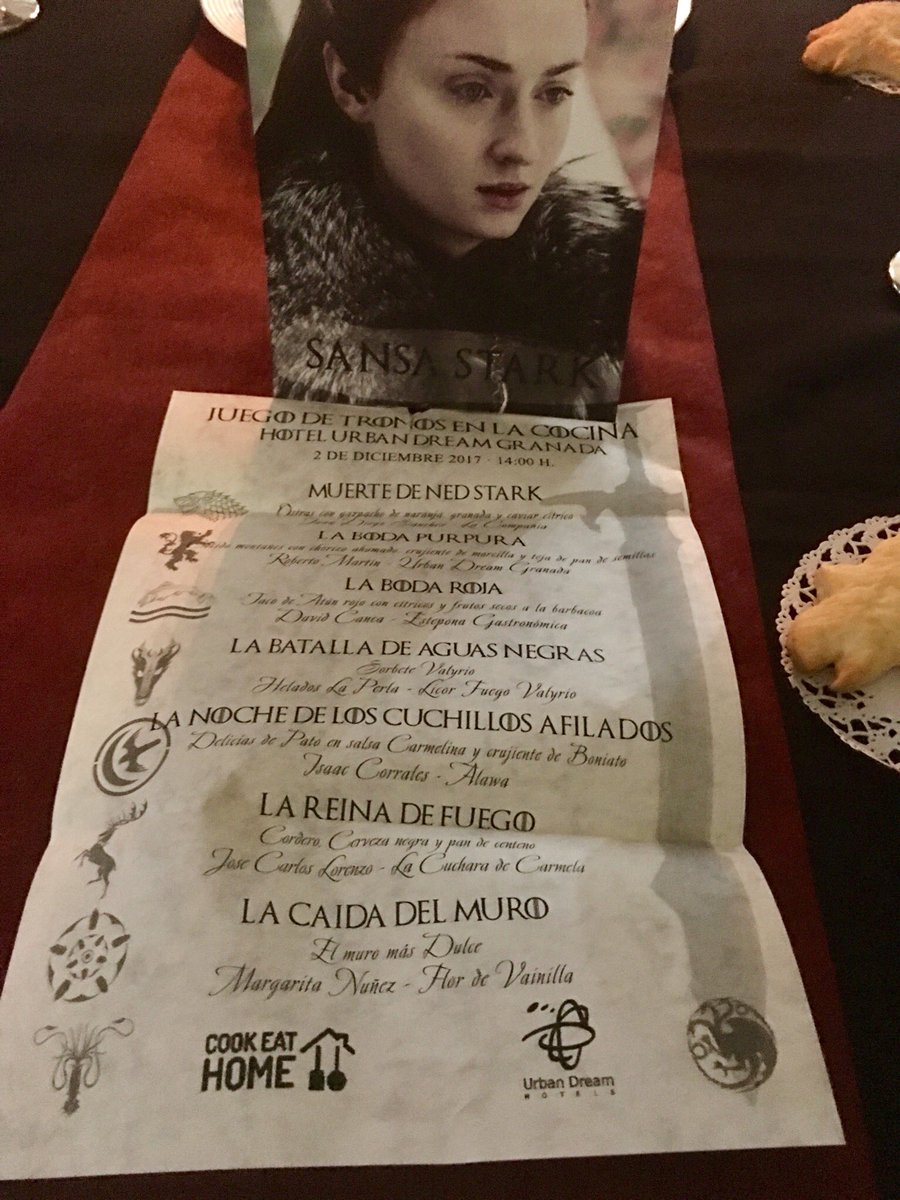 futurobloguero's tweet image. Este será el menú de #JuegodeTronos #GameofThrones #GoT que vamos a disfrutar gracias a @CookEatHome #cookexperiences Síguelo en Stories de mi Instagram instagram.com/futurobloguero/