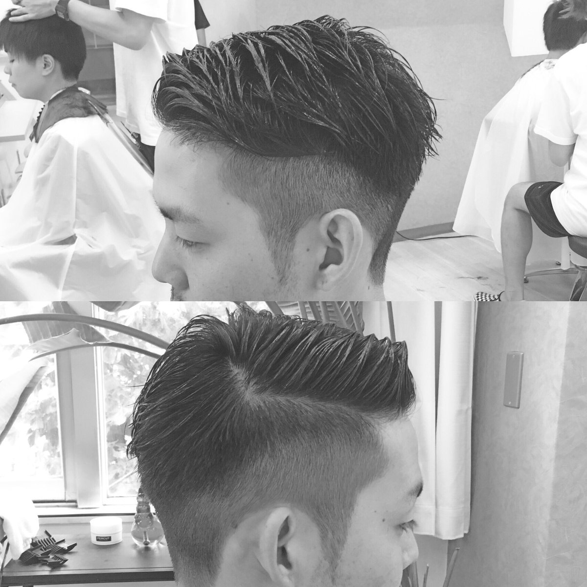 宇田川健人 Percut パーカット No Twitter Barber Style カット メンズカット メンズヘアー メンズ髪型 ショート ベリーショート ツーブロック 刈り上げ バーバー バーバースタイル ジェル 美容院 美容室 美容師 新宿