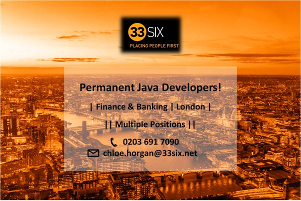 Hayley33Six's tweet photo. Our clients within Banking and Finance are seeking Permanent Java developers to join their teams across London. Call 0203 691 7090 or email hayley.skinsley@33six.net #java #development #banking #finance #london https://t.co/YtOhGOumSy
