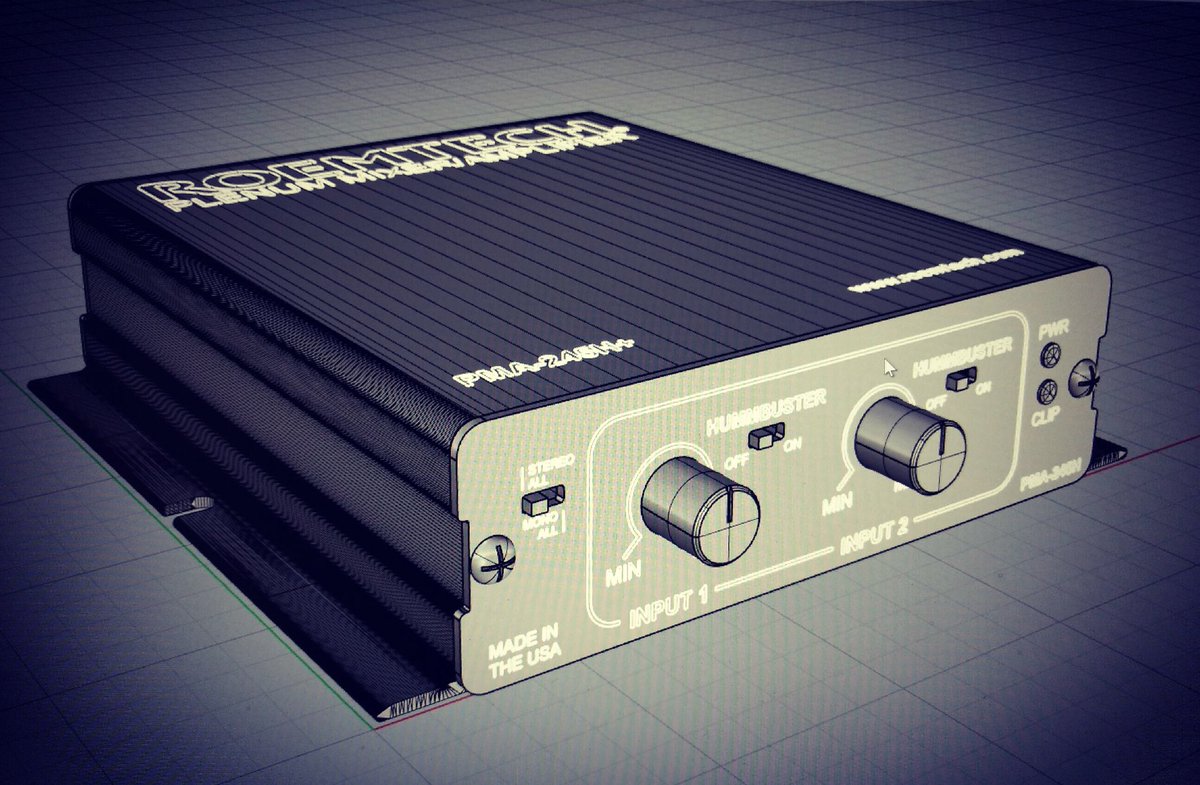 Roemtech's tweet photo. The all new PMA-245+ starts shipping this week! #plenumratedamplifiers https://t.co/r6Ngqx0jFO