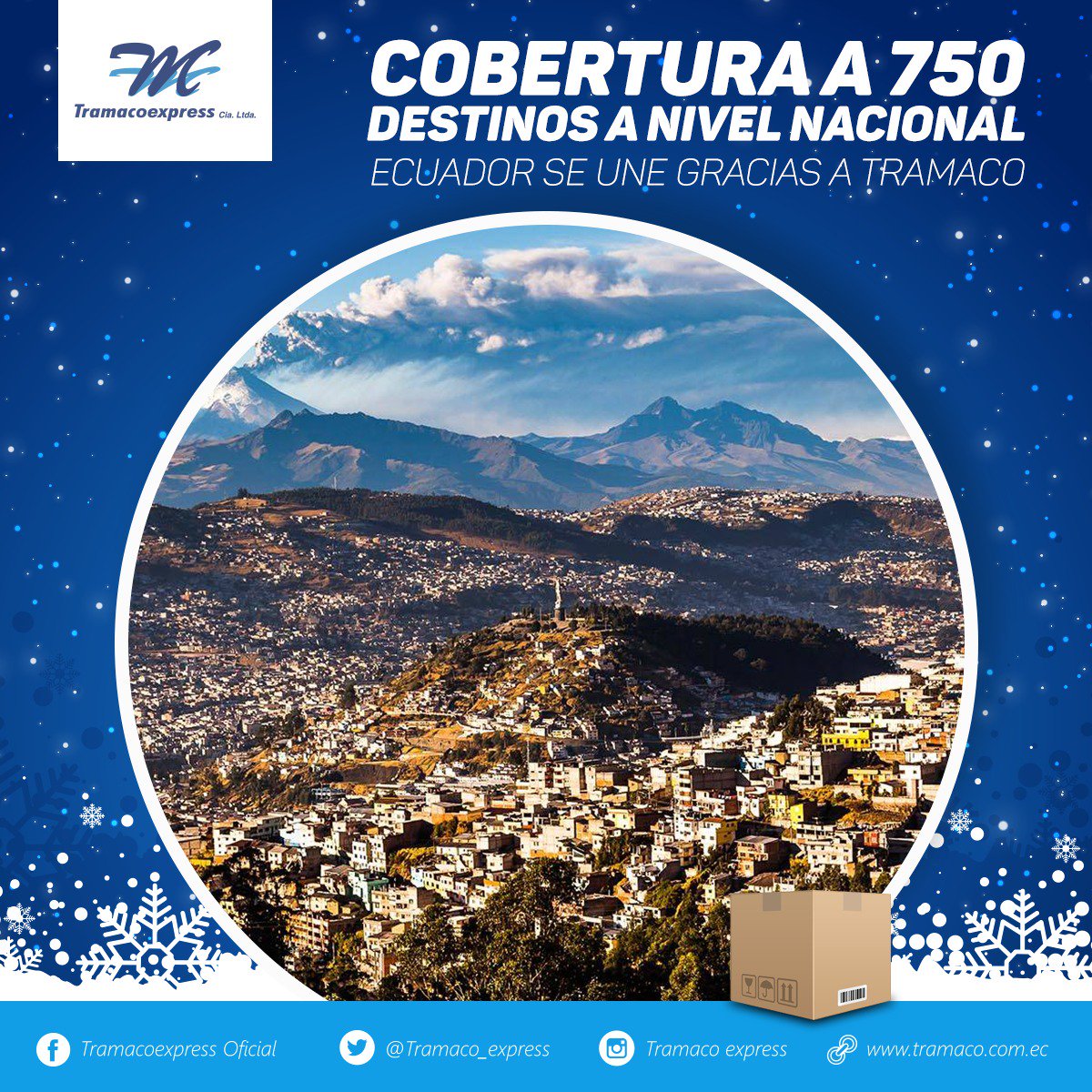 #Tramaco forma un país sin regiones, somos un solo Ecuador unido por el amor a nuestra familia y amigos.
Envía  muestras de afecto  #SiempreATiempo