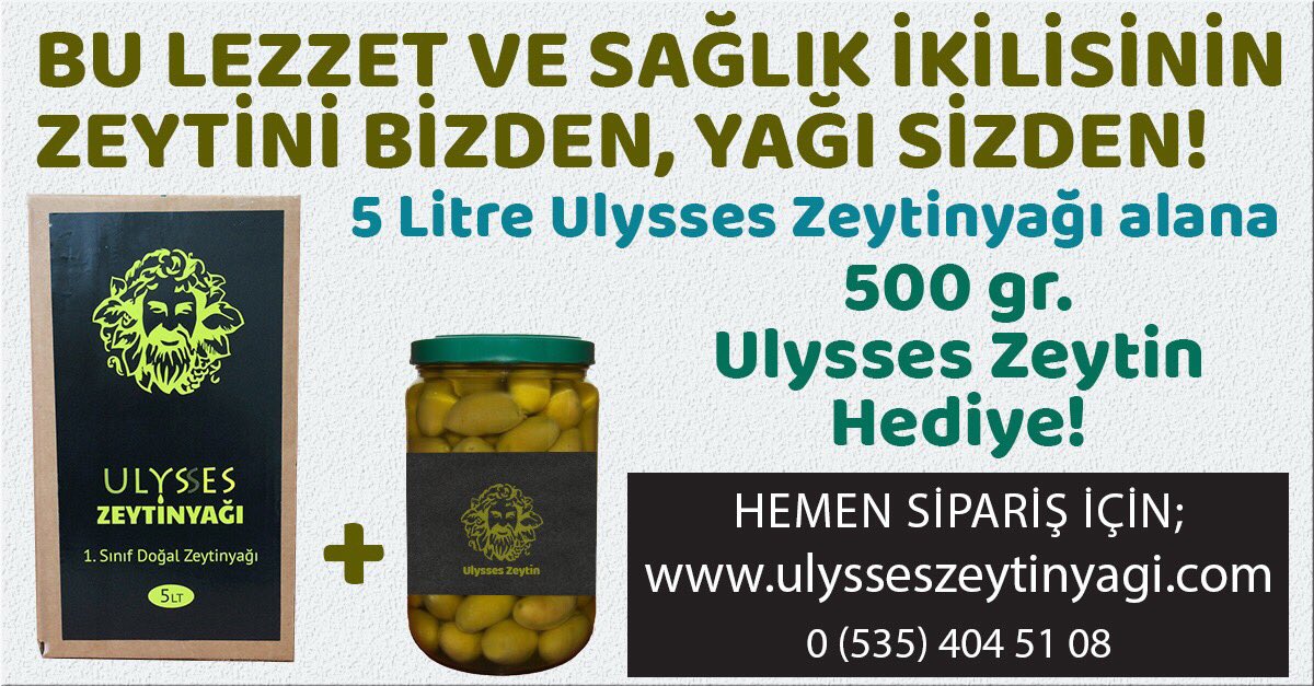 ulysseszeytin's tweet photo. 5 litre zeytinyağı alan tüm dostlarımıza yeni hasat kahvaltılık yeşil zeytin hediye ediyoruz. 🎁 Dikkat: Bu kampanya Aralık ayı içinde geçerlidir! https://t.co/Iyjp3mdudl https://t.co/q9p488IMi3