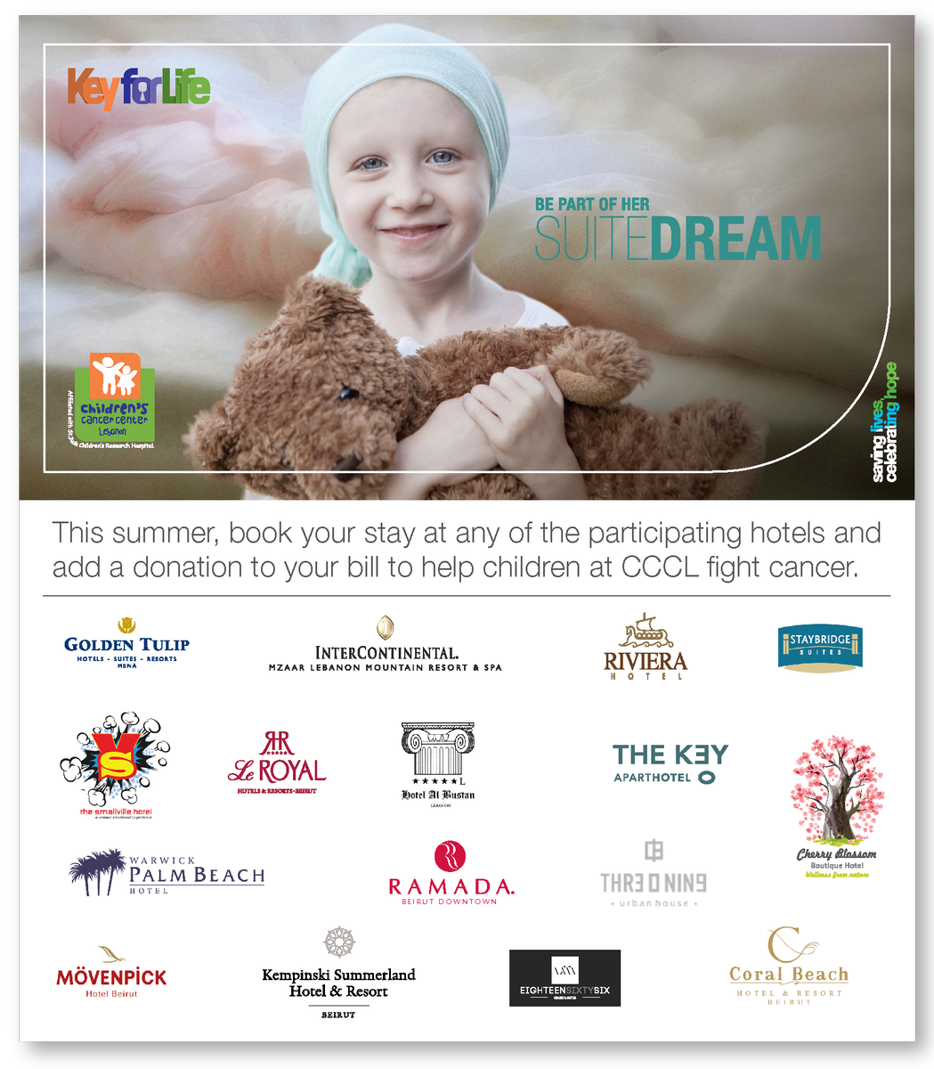 CCCLebanon's tweet photo. Visiting Lebanon soon?
Support the #CCCL by choosing one of the hotels who are members in our Key for Life program.
To know more visit: https://t.co/DlJBOkR7mT
#KeyForLife #CCCL15Years #iLoveCCCL #SavingLives_CelebratingHope #UnitedAgainstCancer #Hotels #HotelinLebanon #Donation https://t.co/3eI3GMx7uo
