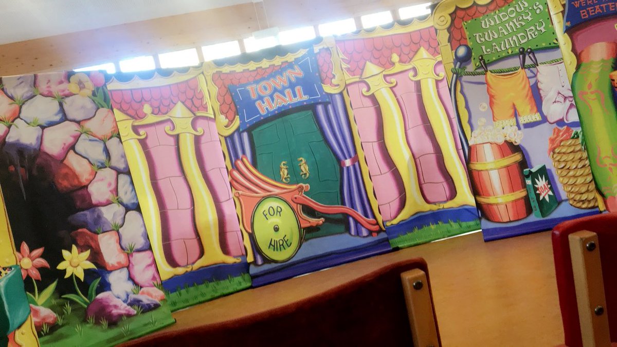 So today’s the day, first panto show #Aladdin