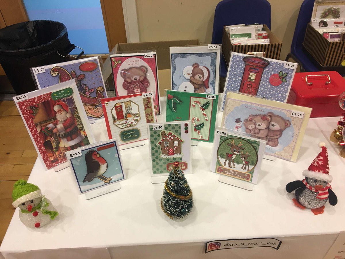 GO_9_Team_YES's tweet photo. We are set up and ready for selling today at Stirling High’s Christmas fayre,come along and see what we have on offer🎅🏼🎄 @BannockburnHigh @YES_ForthValley https://t.co/HbVfdDnoiv