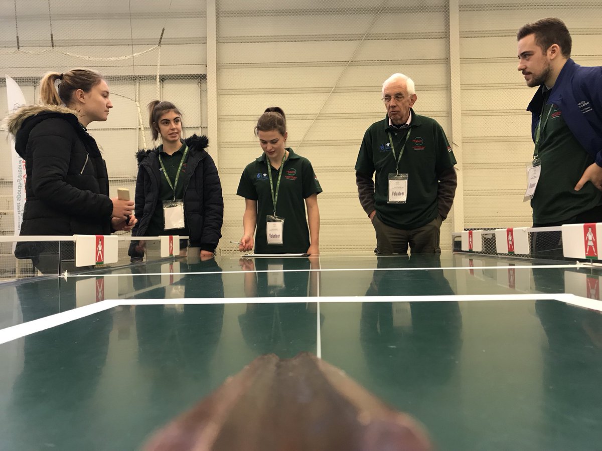 Teams warming up for the <a href="/CP_Sport/">Cerebral Palsy Sport</a> #NationalTableCricketFinals2017 here <a href="/edgbaston/">Edgbaston Stadium</a> #GoodLuck thanks to @UniWorcISES students for volunteering