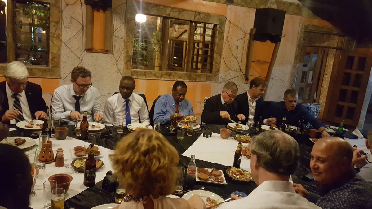 DkUganda's tweet photo. They were introduced to the best Cultural Experience around Kampala at the Capitol Palace Hotel and the Carnivore Restaurant. https://t.co/KM9CuLUZuQ