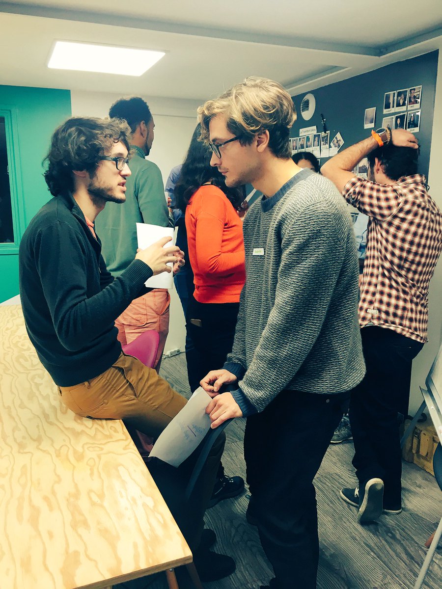 DenatKatia's tweet photo. De nombreux projets, il est temps de trouver son équipe 🤼‍♀️#lasocialcup @MakeSense  @laboikos https://t.co/TZJDRQ1RA2
