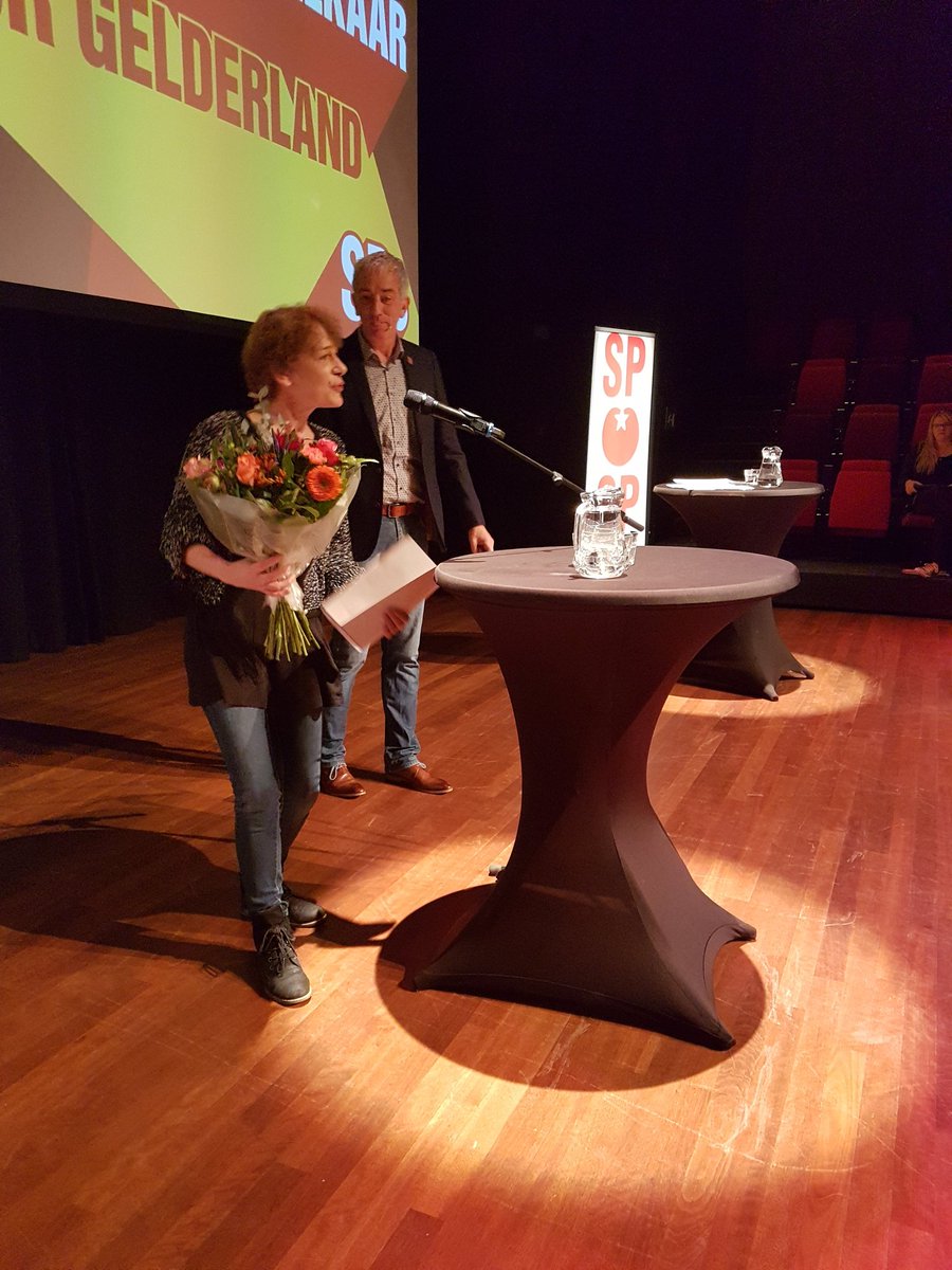 Applaus voor <a href="/SPZevenaar/">SP Zevenaar</a> . #regio conferentie Sp in Amphiontheater.
