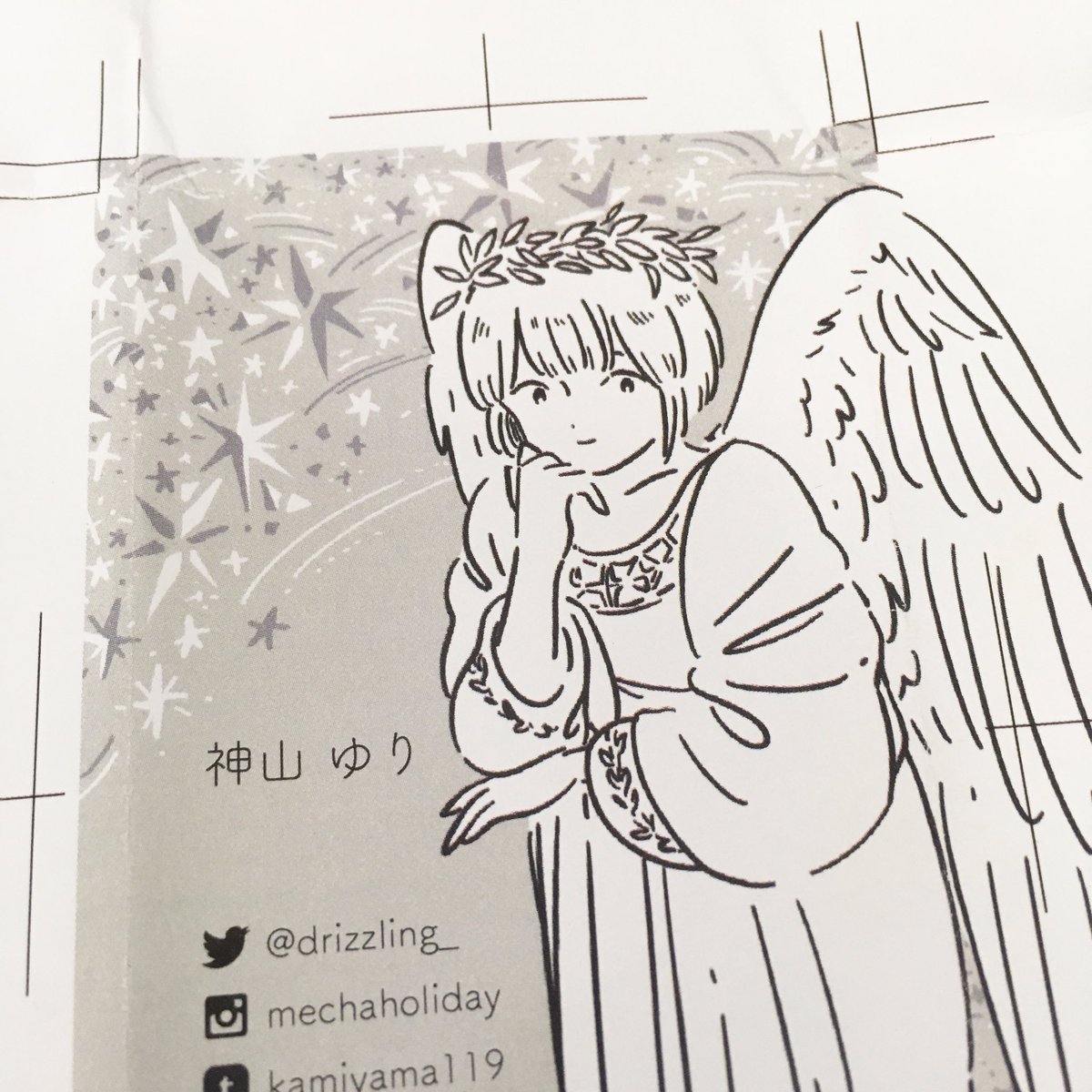 他の生徒さんは新しく作品描いたりしているみたいなので、当日見るのが楽しみです。私は前〜に写真載せていた作品のみの展示ですが、名刺つくるのでよかったら貰っていってください 