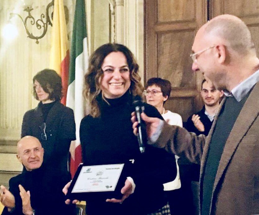 crigerardis's tweet image. Grazie a @Comitato_org #PremioLuisaMinazzi e a @Marcofra per avermi riconosciuto il premio speciale per la legalità ambientale È stata una grande esperienza di condivisione @rosybattaglia @tuttogreenLST @Cittadinireatti @LegambientePVDA @Legambiente  @OrangeFiber @CasaleNews