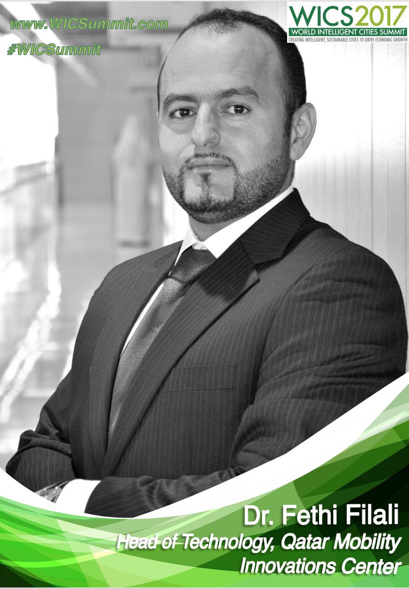 Dr. Fethi Filali, Head of #Technology, #Qatar #Mobility #Innovations Center, will speak in "#Sustainable #Urban #Transport for #Intelligent and #Innovative #Cities" session at #WICSummit #Ankara #Doha #Mobility #Design #AkıllıŞehirler #Ulaşım #Ulaştırma <a href="/QmicQatar/">QMIC</a> <a href="/fethi_filali/">Dr. Fethi Filali - د. فتحي فيلالي</a>
