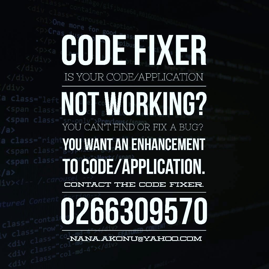 nanaboison's tweet image. Retweet someone on your TL might need help. Thanks. 
#CodeFixer