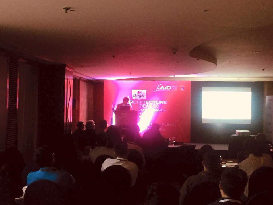 FOAIDindia's tweet photo. Simultaneously at Berger Architecture Ideas 3.0 Harsh Boghani presenting his work on the category 'Interior Retail'. @BergerPaintsInd
#Letsuncondition https://t.co/WJ73LkDDTP