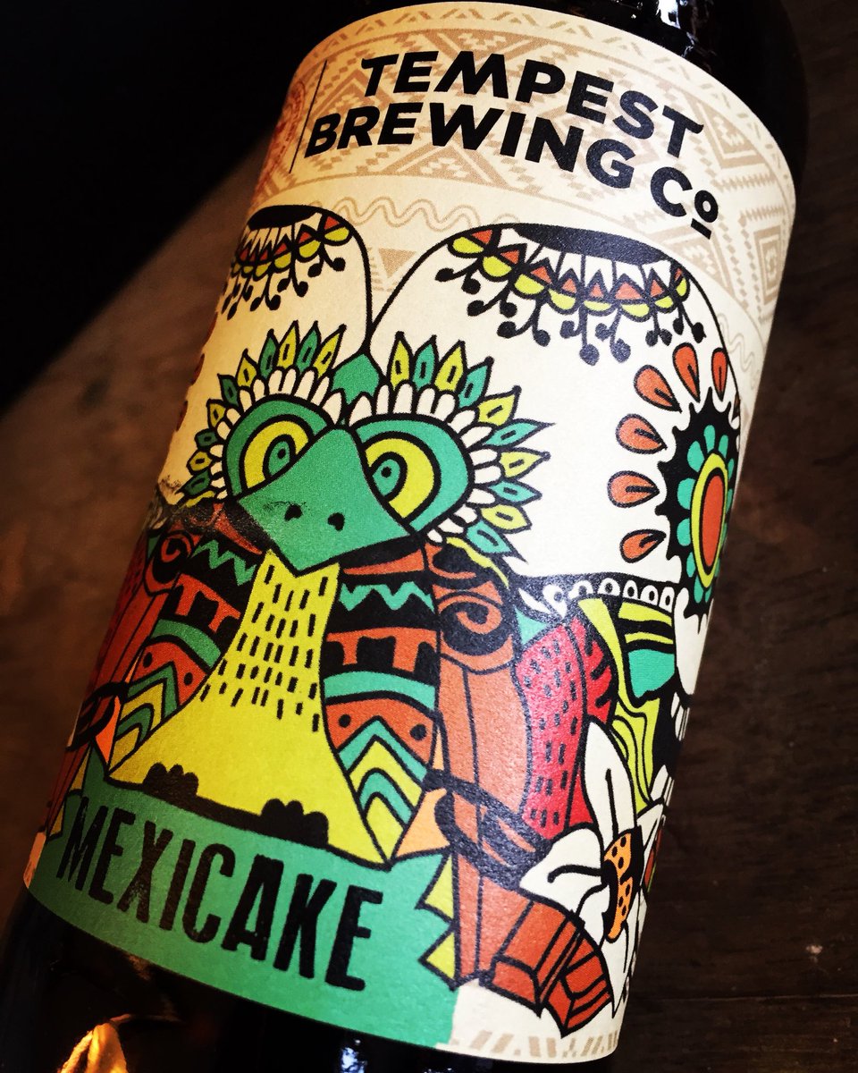 Oddbins_W_Dul's tweet photo. Feeling brave? Give this gorgeous #Mexicake stout from @TempestBrewCo a whirl - it’s infused with chillis, cocoa, and vanilla, and is on tasting today! https://t.co/z2oBV95Ppx