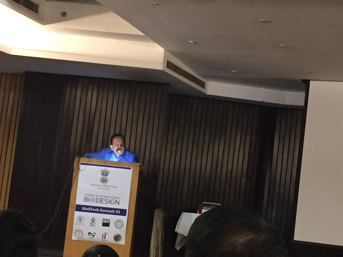 aditikr_28's tweet photo. @drharshvardhan speaking on Inventions for good 
#medtech2017 @ShreyaSMalik 
@biobusinessiitk https://t.co/19dOSYnjwn