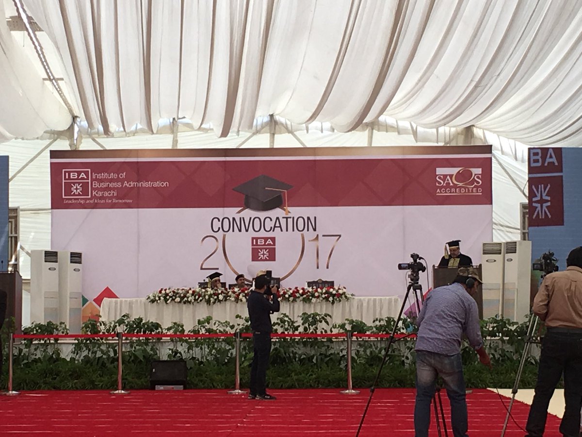 AhmadJalal_1's tweet photo. IBA is more diverse today and publishes 14 international research papers versus 2 eight years ago. 27% of enrollment get scholarships @ibakarachi @Aman_Foundation #AmanCED #2017Convocation https://t.co/gCzL9KRgkX
